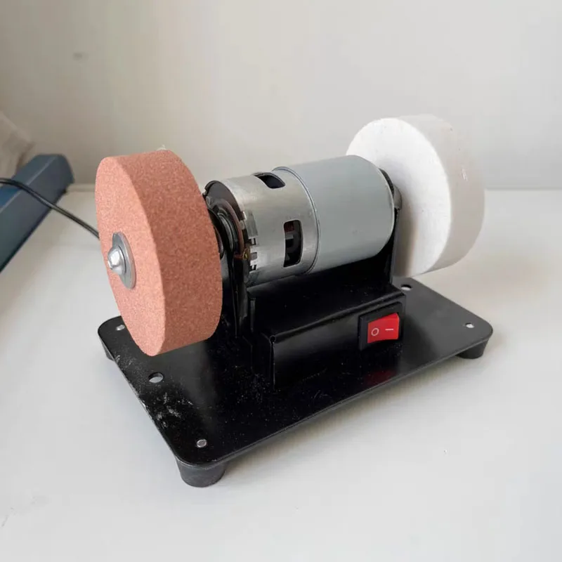 

Для заточки, полировки и удаления ржавчины, мини-электрическая шлифовальная машина — многофункциональная настольная шлифовальная машина мощностью 100 Вт.