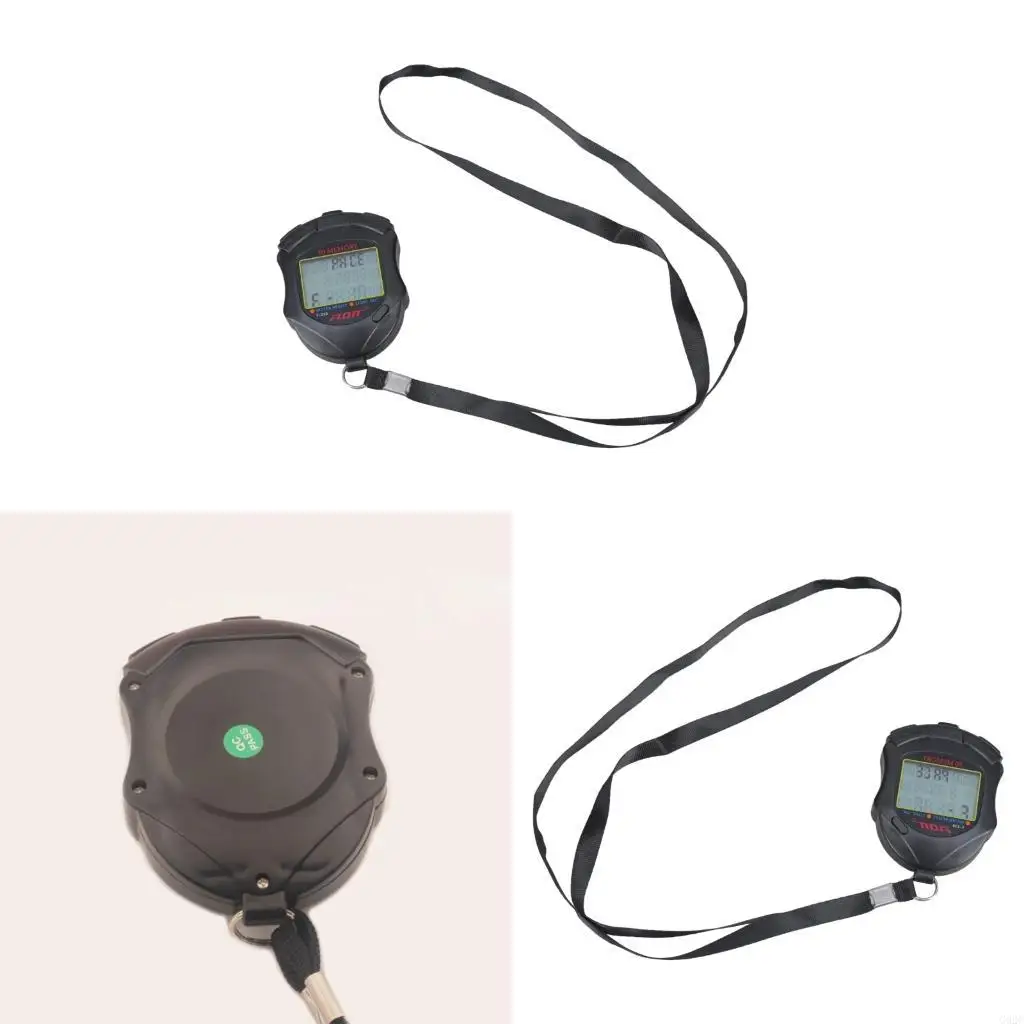 G92C Digital Stopwatches Professional Stopwatches 10/30/60/100 Lap Memory Multifunctional Stopwatches with Countdown Timer