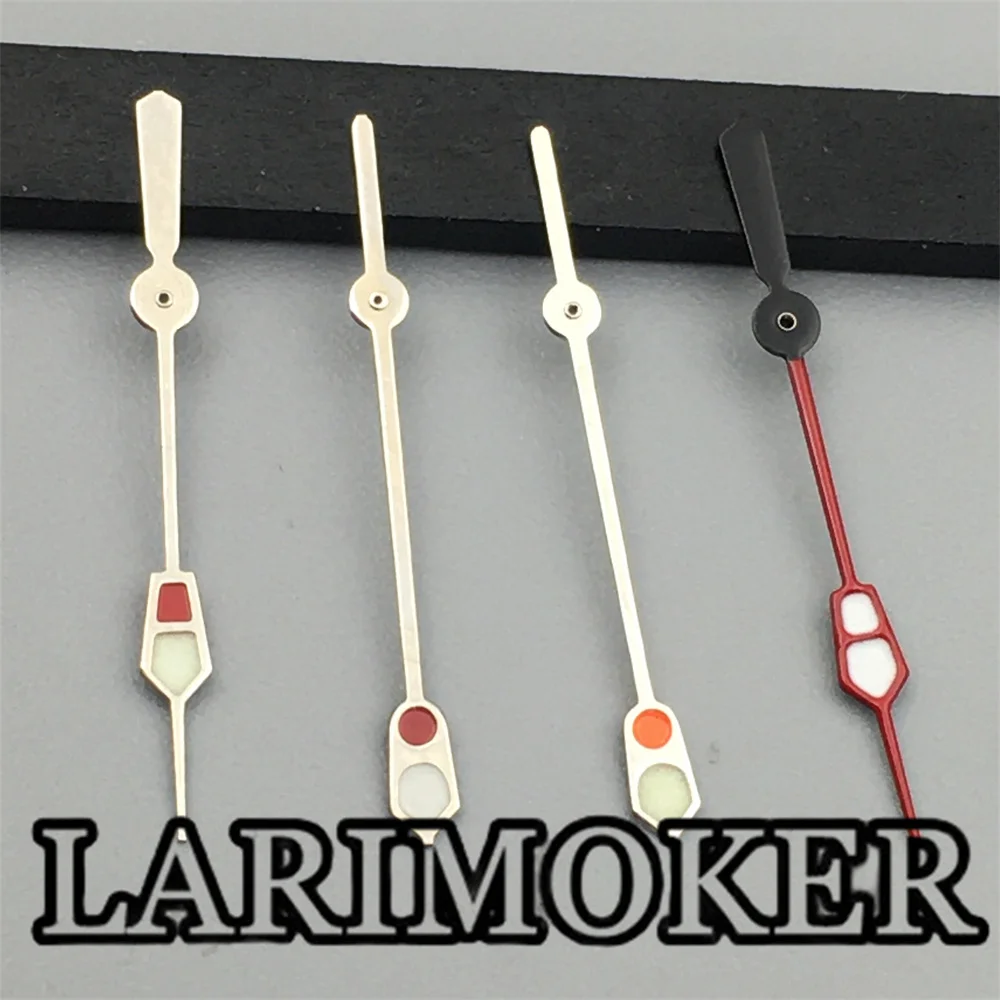 LARIMOKER Silver Green Red Watch Hands Green Luminous Hands fit NH35 Mechanical Movement Watches Accessories