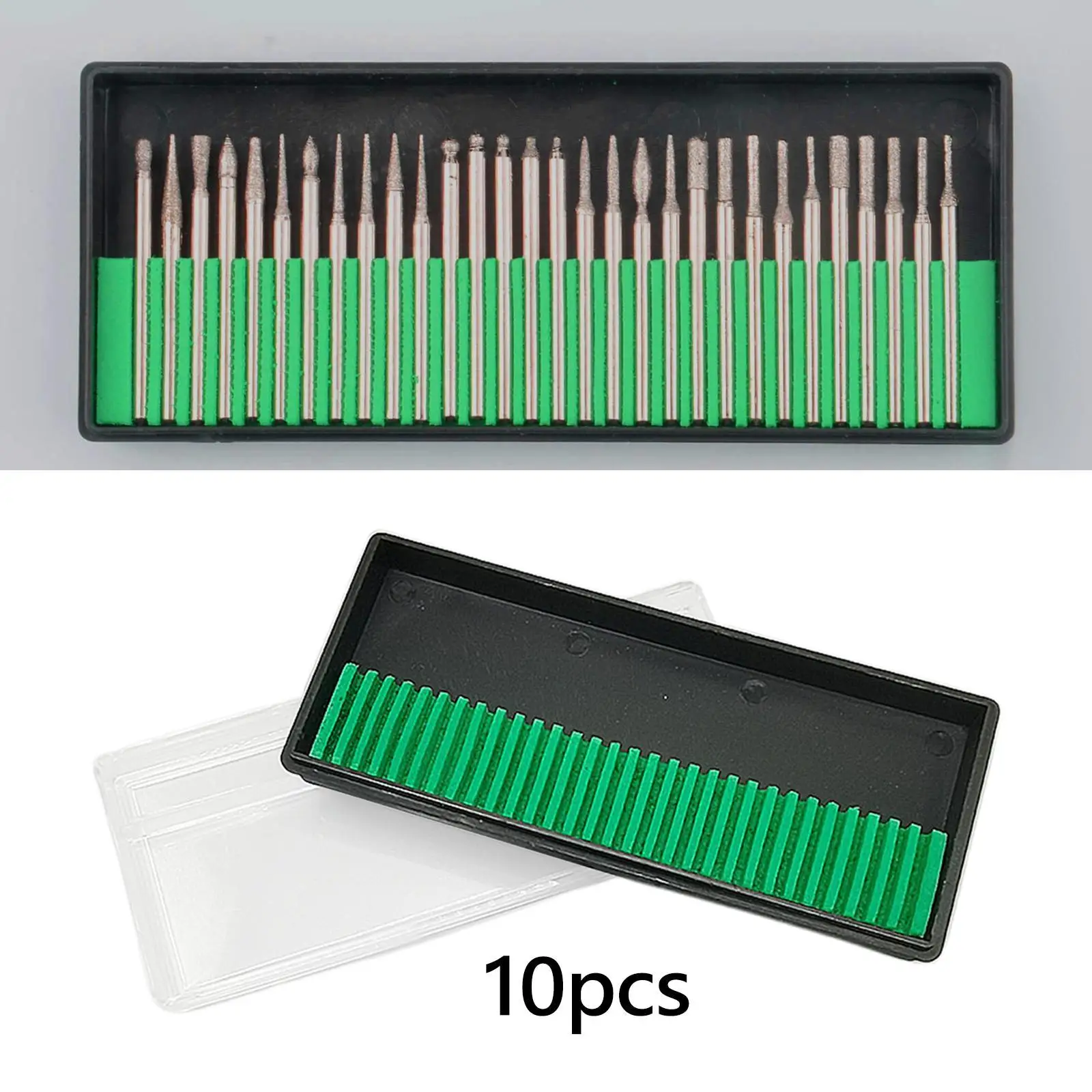 10Pcs Drill Bit Storage Boxes Carrier Carrying Case Organiser Empty Cases