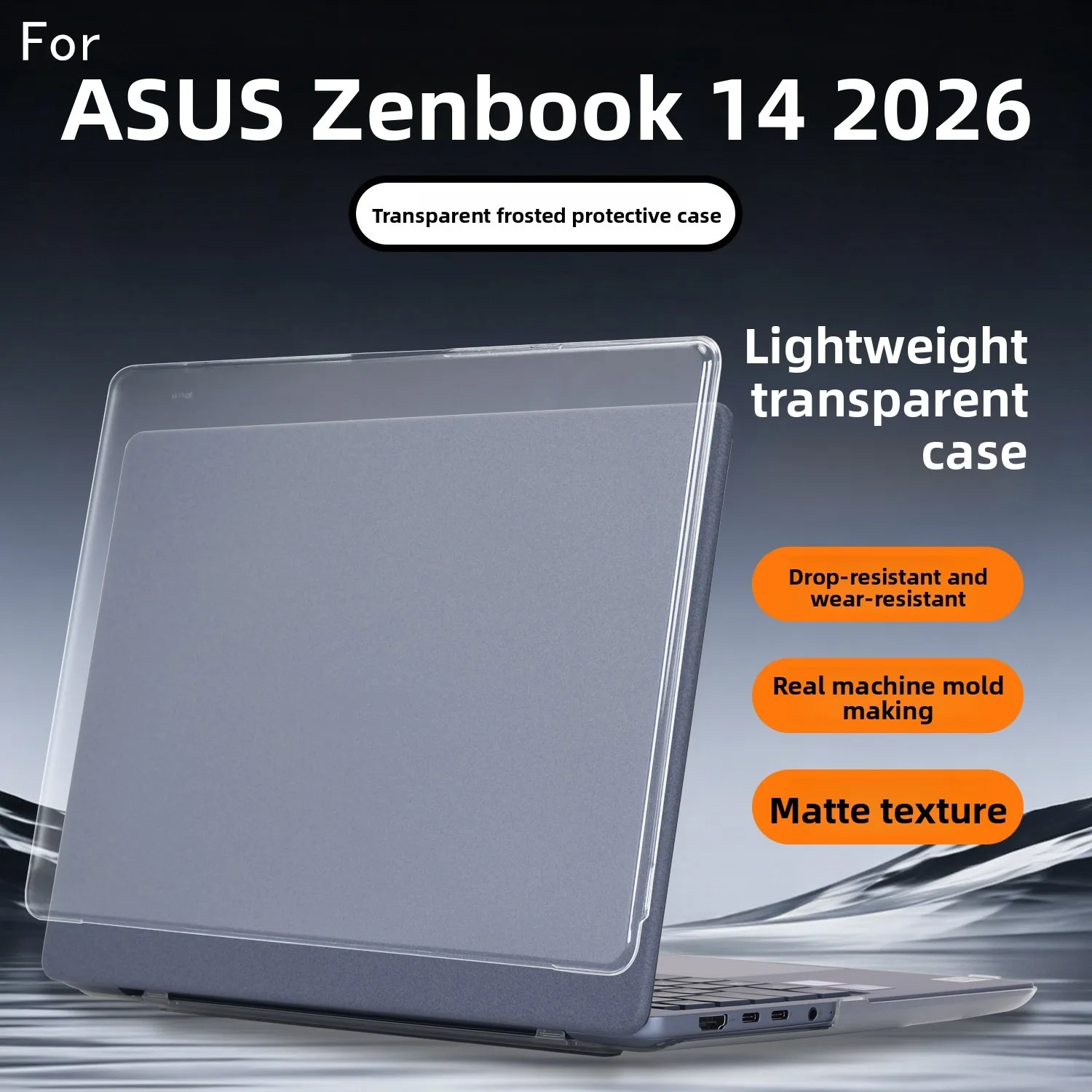 For 14 Inch 2024/25/26 ASUS Zenbook 14 OLED Computer Protective Case UX3405C Chassis UX3405M Body Shell UM3406H Protective Cover