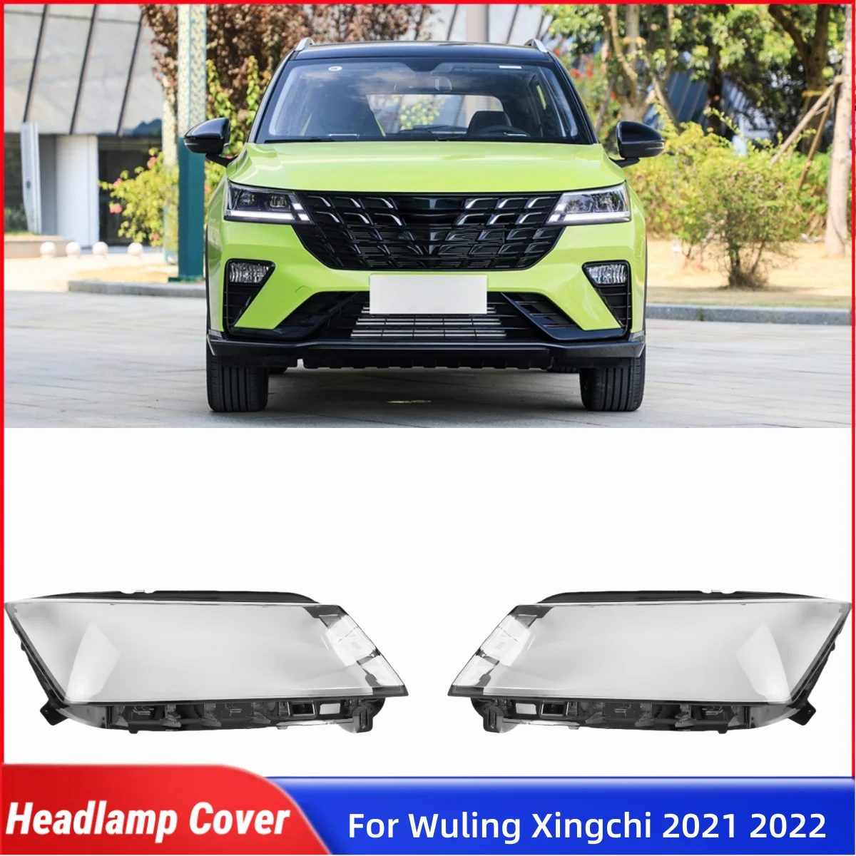 

For Wuling Xingchi 2021 2022 Car Gadgets Lights Lens Shell Headlamp Car Front Headlight Lens Cover Lights Shell