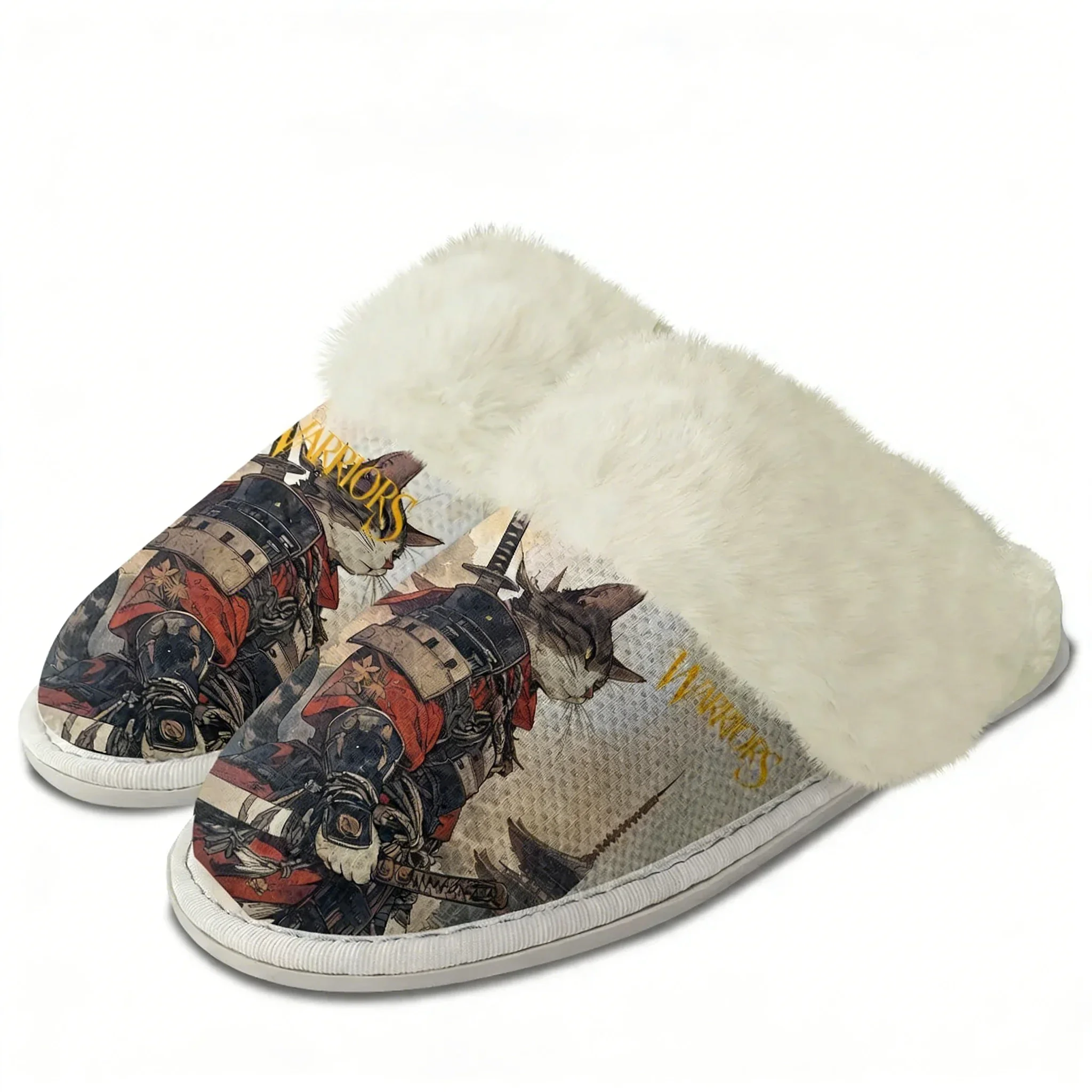 

Теплые плюшевые тапочки Satoru Gojo для мужчин и женщин, домашние, повседневные, легкие, термоизолированные, для спальни, на заказ