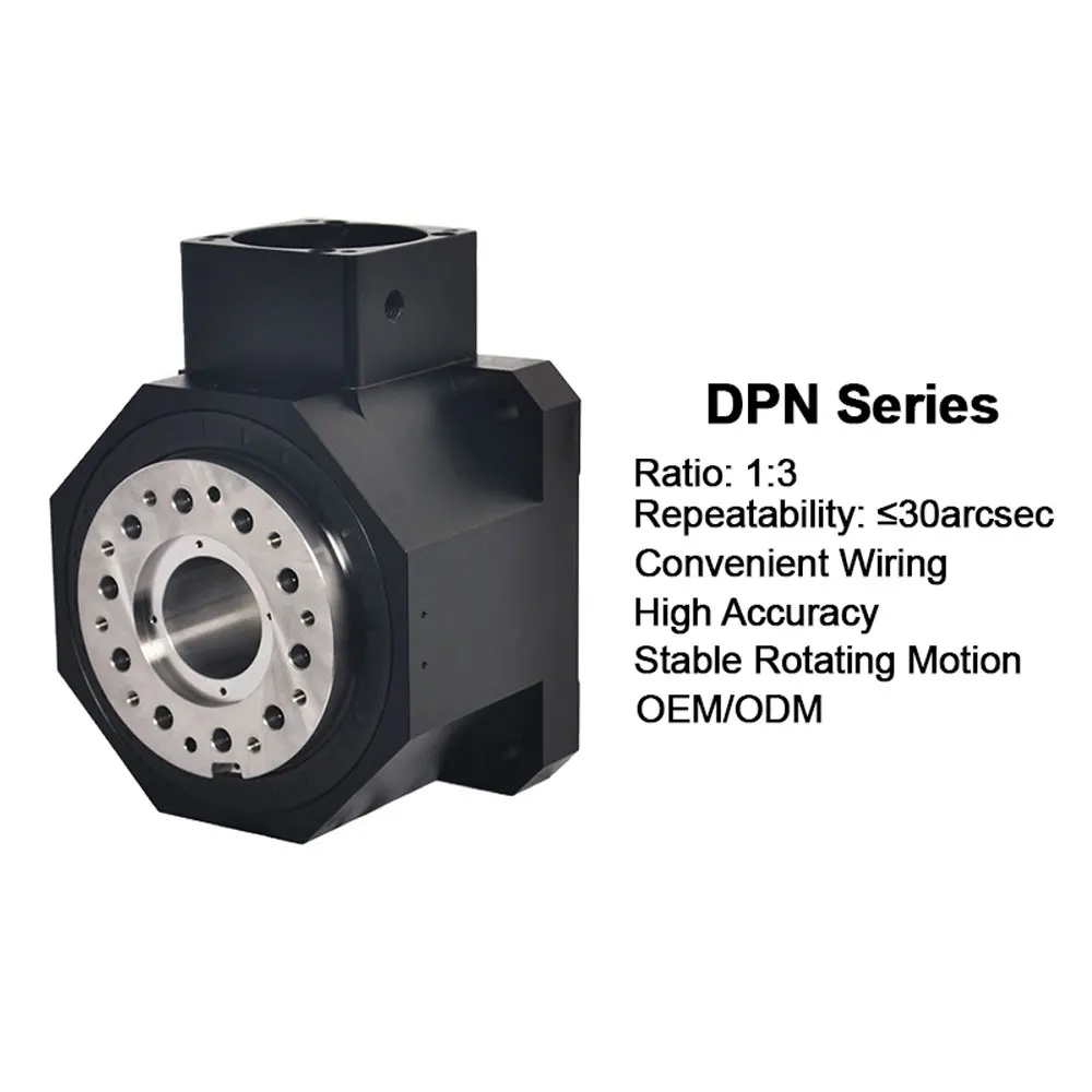 DPN  Compact 90-Degree Hollow Shaft DPN Gearbox Space-Saving Right Angle Planetary Drive For Robotic Arm & Conveyor