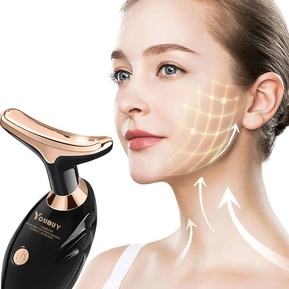 Neck Facial Lifting Device Skin Tightening Anti Wrinkle EMS Chin Microcurrent Face Tool Remover Skin Care Beauty Double Mas O8X2