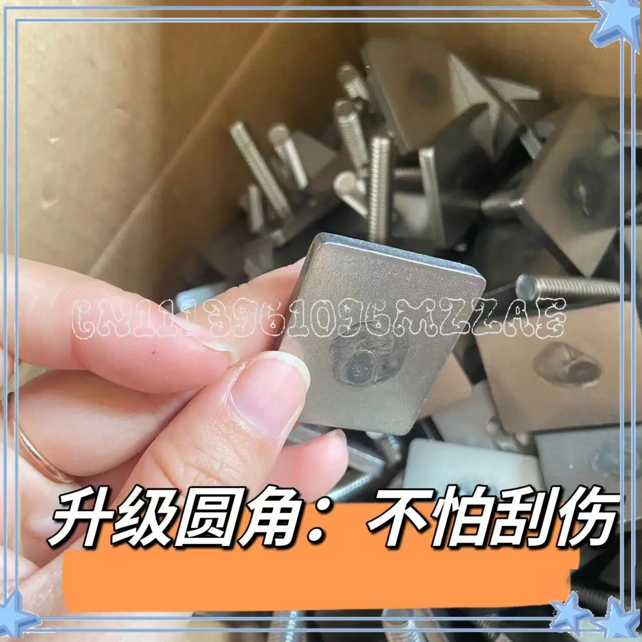 304 Stainless Steel T-shaped Track Screw, Special-shaped Rectangular T-rod Custom Welding Screw M4M6M8M10M12