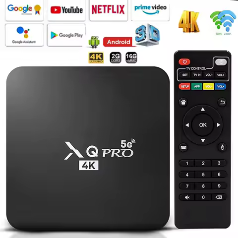Android Smart TV Box 3D Youtube Netfilx Media Player XQ Pro 4K 1080p HD Home Theater WiFi Set Top Box Global Version