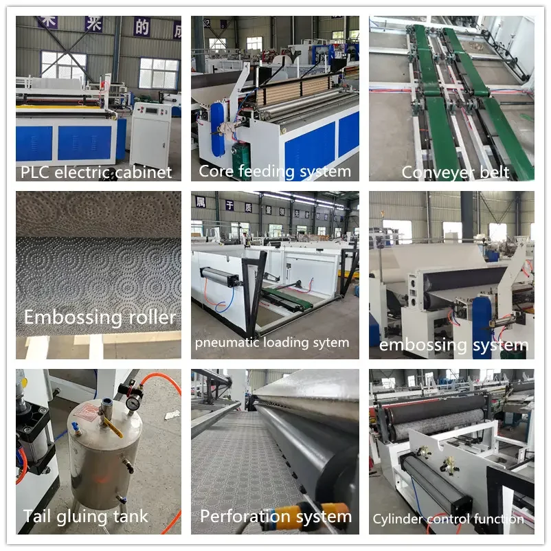 Customized Toilet Tissue Paper Making Machine 1575mm Automatic Toilet Paper Making Machine Small Business Production Equipment