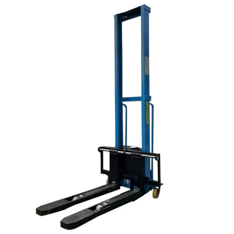 1 Ton 500 kg Portable Pallet Self Loading Lifting Forklift Electric Stacker