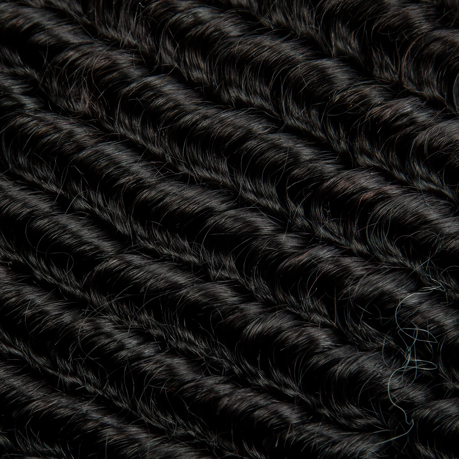 22 24 Zoll tief gewelltes Echthaar für Boho-Zöpfe, kein Schuss, gefärbt, 100 % 12A Echthaar, lockige Bulk-Extensions zum Flechten – Detail 27