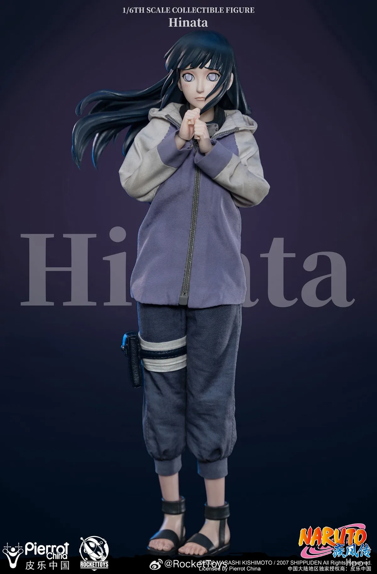 【Originale】RocketToys ROC-006 NARUTO Shippuden Hinata 1/6 Action Figure Model Toy