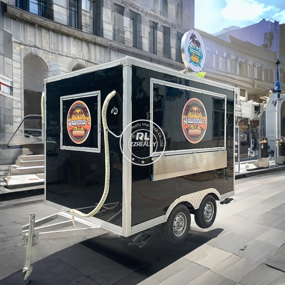 2025 New Best Sale Outdoor Mobile Kitchen Food Trailer Food Truck Fully Equipped Supplies Factory In China