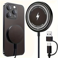 Magnetic Wireless Charger Pad USB Macsafe for iPhone 16 15 14 13 12 11 Pro Max Mini Fast Wireless Charging Dock Station Chargers