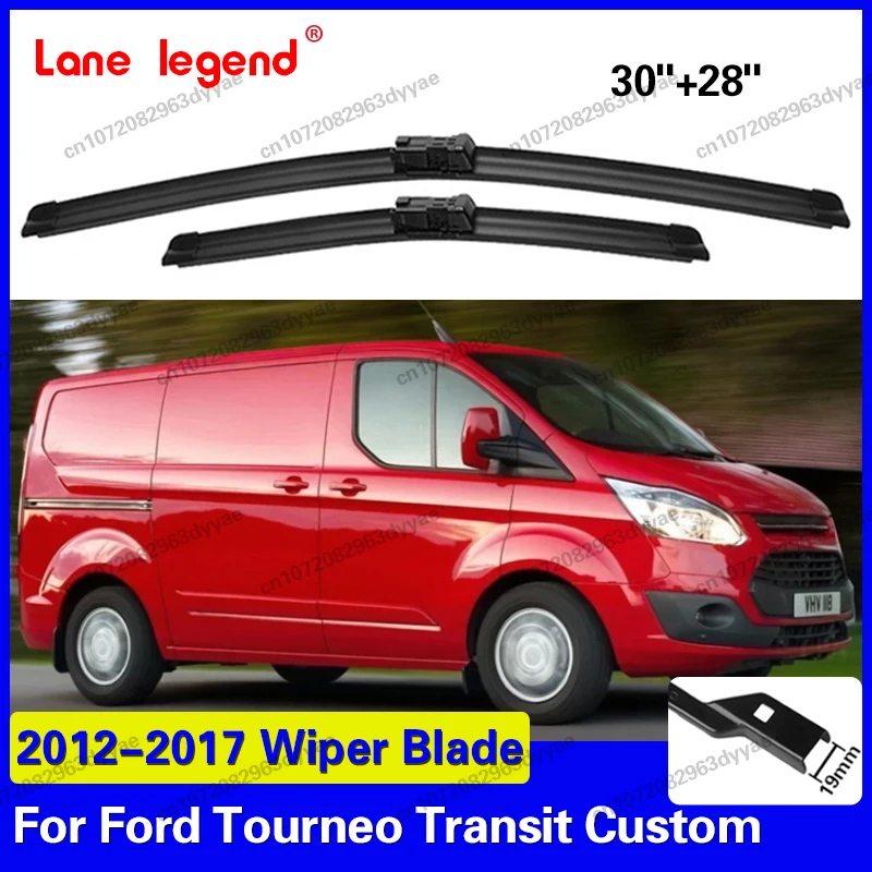 For Ford Tourneo Transit Custom 2012-2017 Front Windshield Wiper Blades Accessories 2pcs Windscreen Window 30