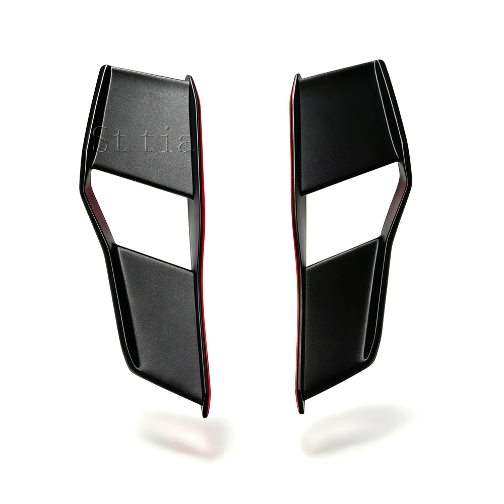 For GSX-S1000 GSX S1000 2022-2026 GSXS1000 Motorcycle Side Winglet Front Spoiler Wing Fairing Fixed Lower lip Wing Downforce Kit