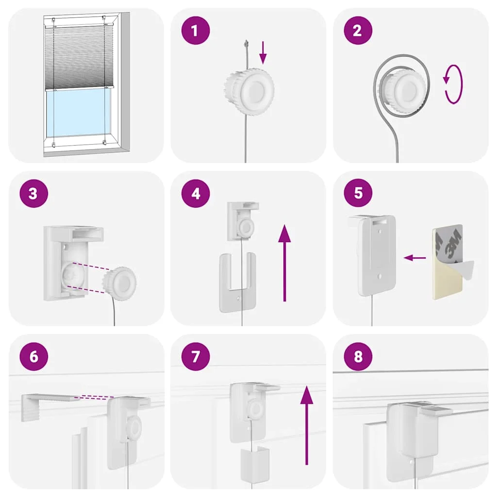 متجر Plissé Gris Clair 60X200 cm Largeur Du Tissu 59,4 cm