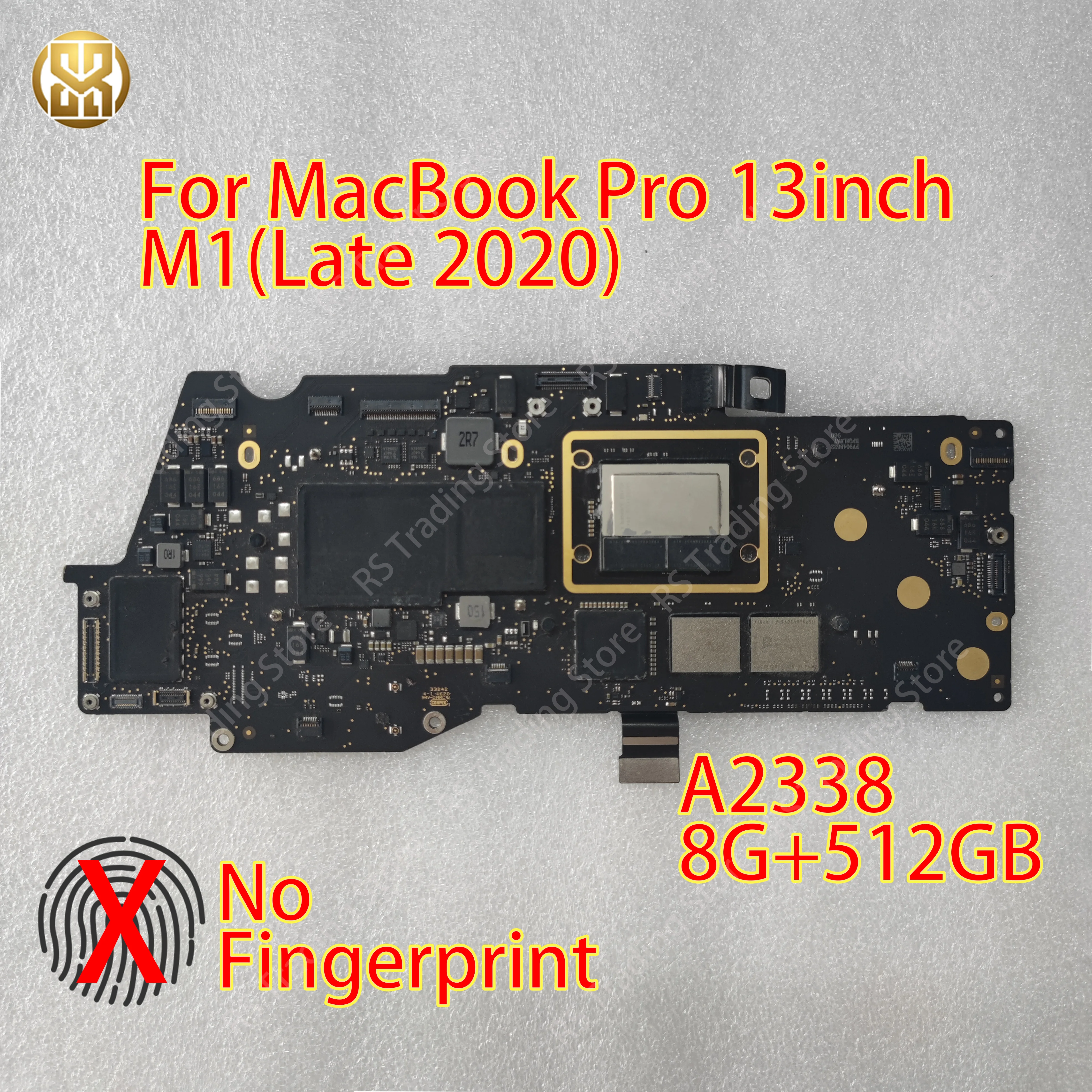 A2338 Mainboard 820-02020-A For MacBook Pro 13inch M1(Late 2020) Motherboard EMC3578 MacBookPro17,1 8G+512G 661-16841 LogicBoard