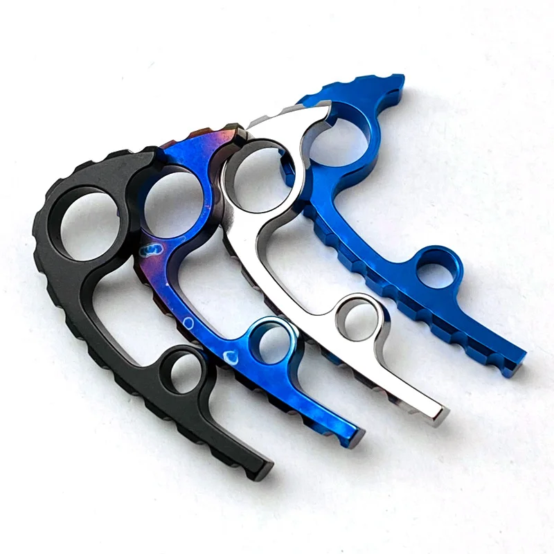 Titanium Back Spacer para Spyderco Para3 Quilha Spine Faça Você Mesmo Acessórios Peças Cores Cores C223 1pc