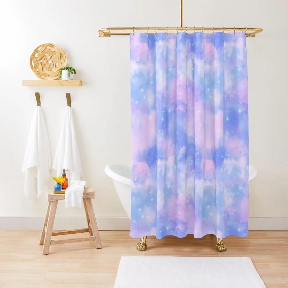 

Aesthetic Sky Kawaii Pink Blue Pastel Shower Curtain Bathroom Deco For Bathroom Shower For Bathrooms Curtain