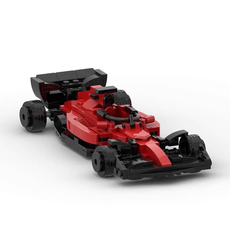 F1 MOC-176586ทางเทคนิคของ Moc โมเดลรถยนต์สร้างทีม SF-24สูตร1ชุดสร้างตึกสำหรับแข่ง kado ulang tahun ของเล่นเด็ก