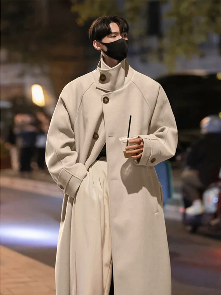 

Мужское пальто-тренч из искусственного меха в китайском, восточном, азиатском, британском, горном, рок-стиле, унисекс, для активного отдыха