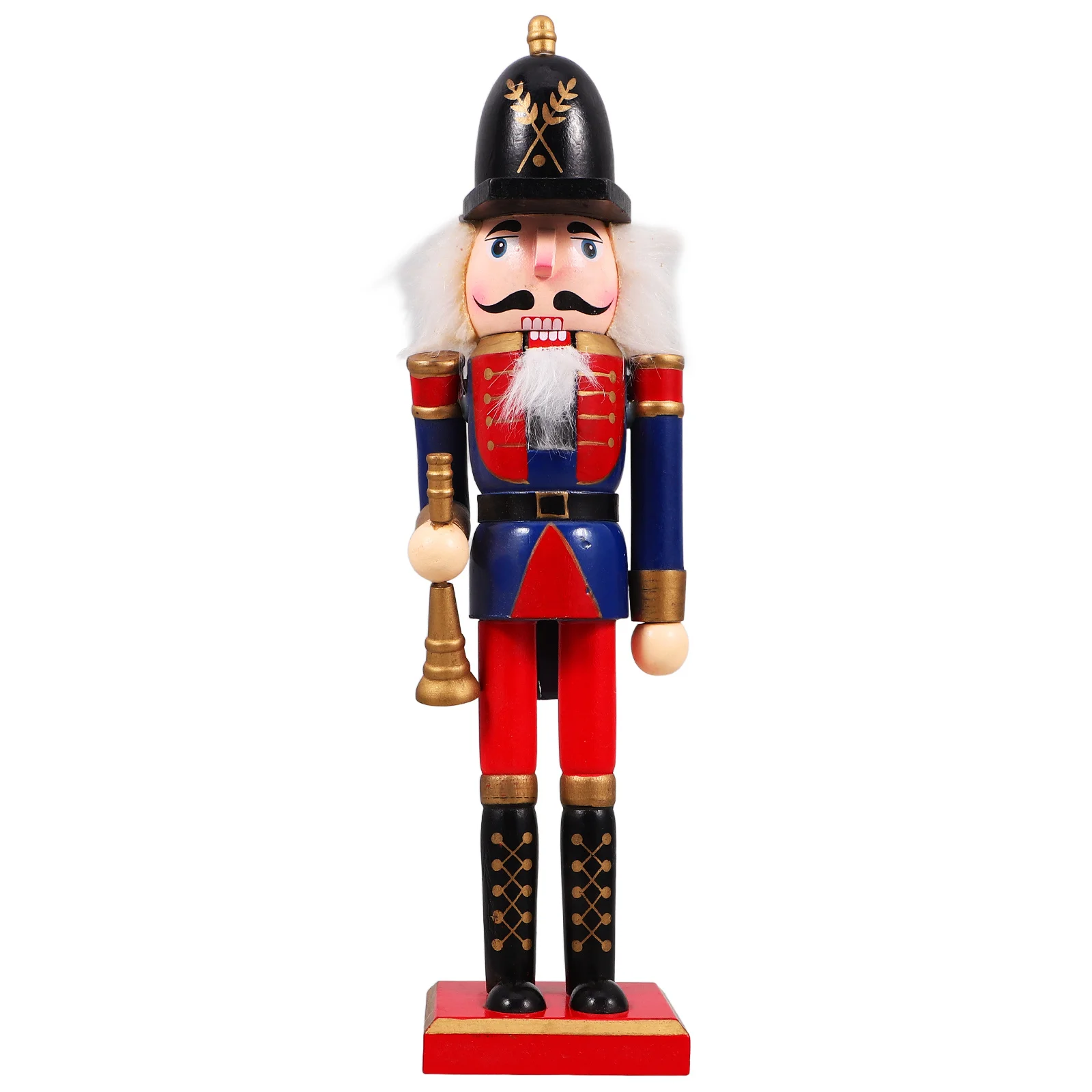 

Nutcracker Craft Christmas Decoration Hand-Painted Soldier Desktop Nutcrackers Craft Holiday Ornament Xmas Gift