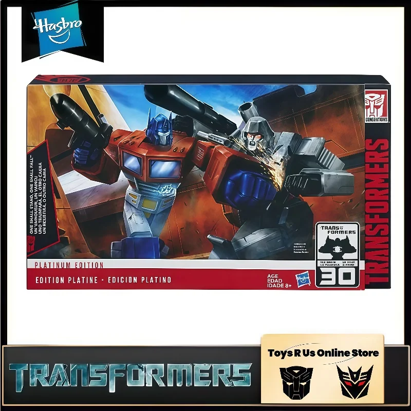 

В наличии Hasbro Transformers V Level Optimus Prime Megatron Set Деформационный робот Фигурка Модель Коллекционировать хобби Игрушки