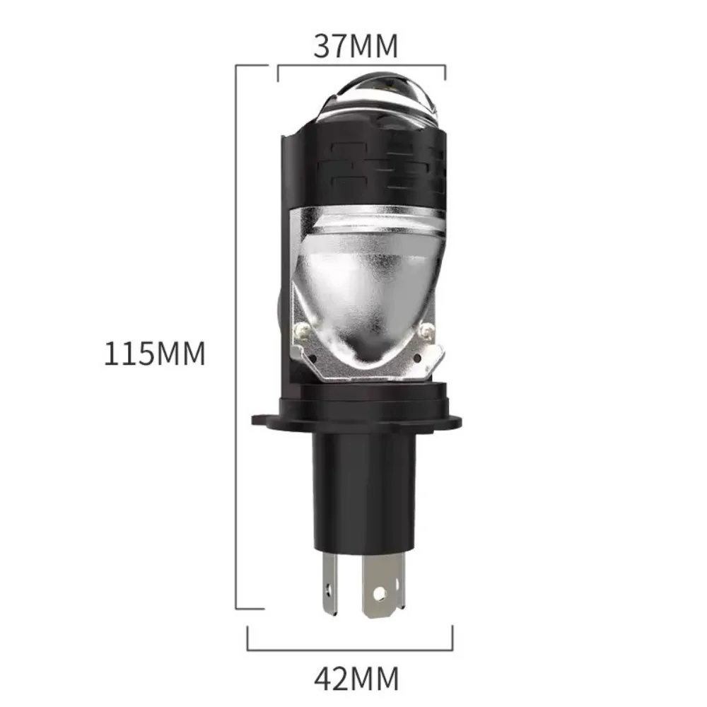

H4 светодиодный объектив проектора Hi Lo Beam 12 В 45 Вт 6000 К для автомобиля мотоцикла