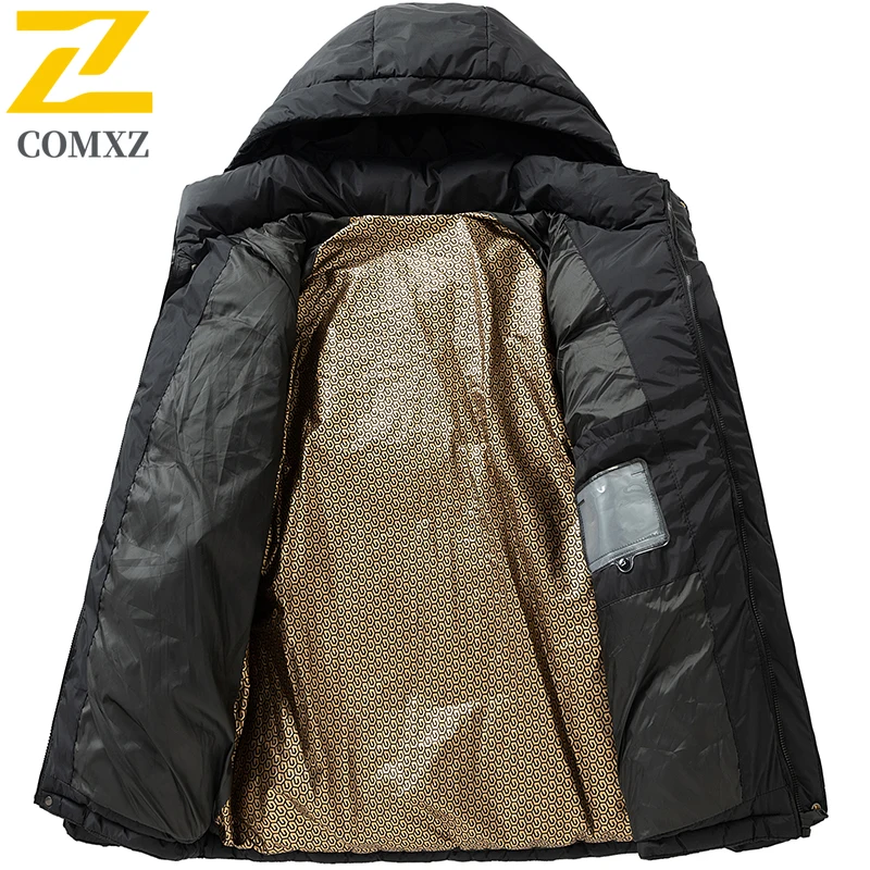Men's Brand Winter Jacket 2025 New High Quality Thick Graphene Warm Parka Outdoor Extremely Cold Snowy Windproof Padding Coat