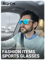 SCVCN Polarized Sunglasses Men Cycling Glasses Bike MTB Goggles Women Hiking Sports Glasses UV400 Riding Motorcycle Eyewear