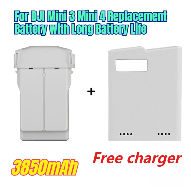 

3850mAh for DJI Mini 3 Mini 4 Replacement Battery with Long Battery Life