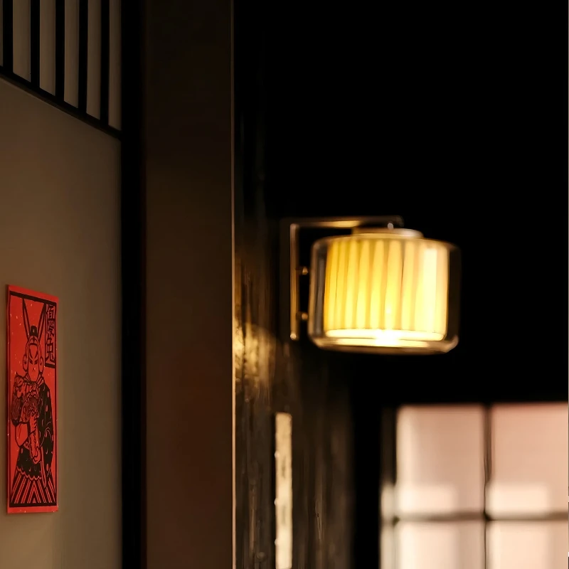 

Bauhaus wall lamp cafe corridor aisle antique bedroom high-end bedside wall lamp