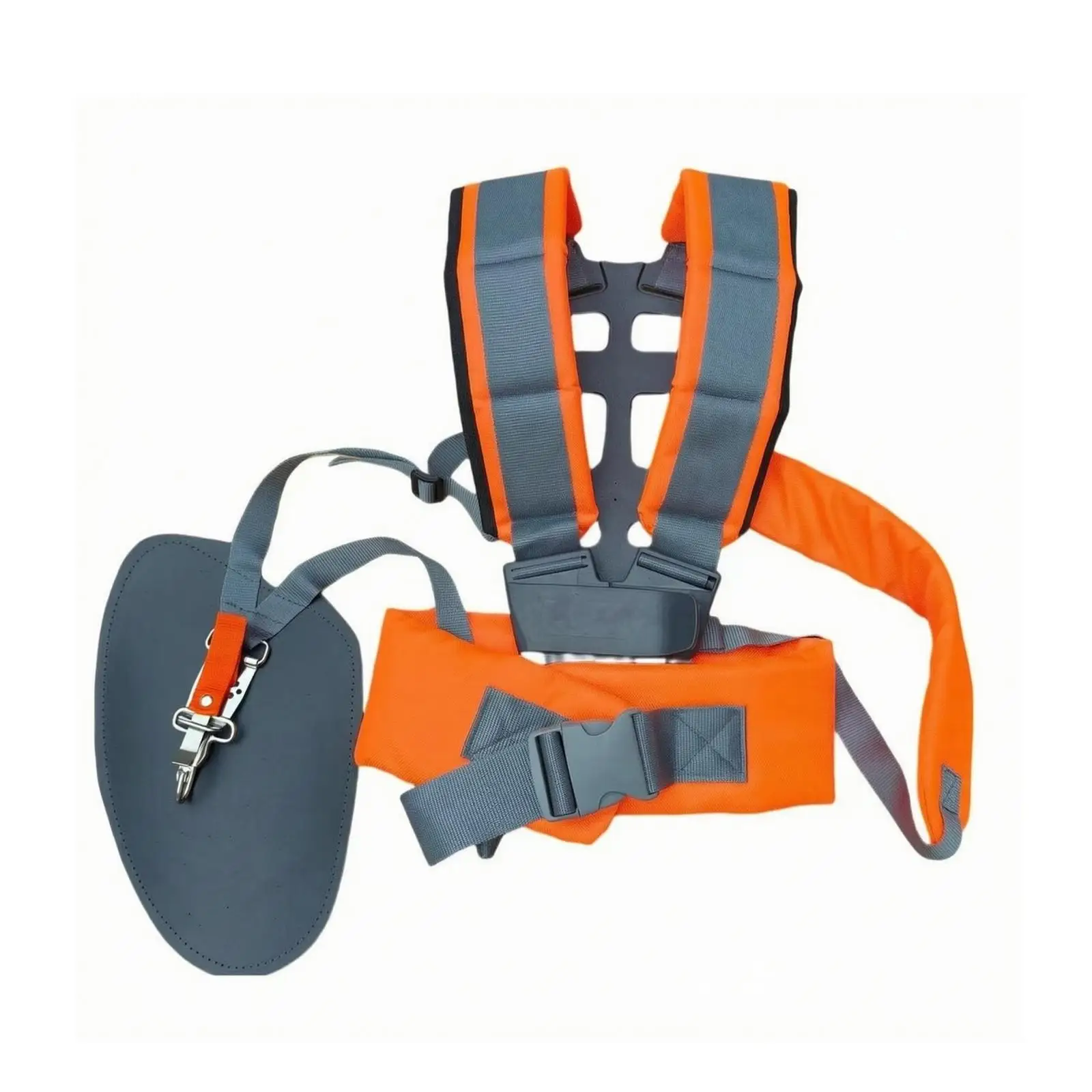 Grass Harness with Waist Belt Adjustable for Lawn Mowing, Landscapers