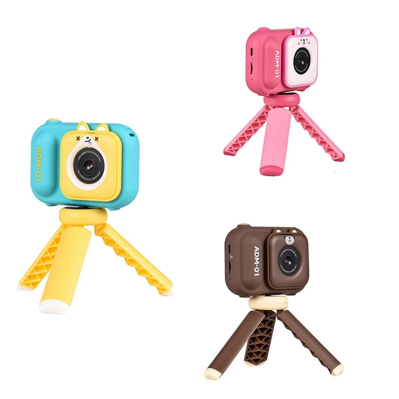 A23F-S11 48MP Handheld Bracket HD Dual-Lens Children Camera With Photo Video Support Fixed Multifunctional Camera