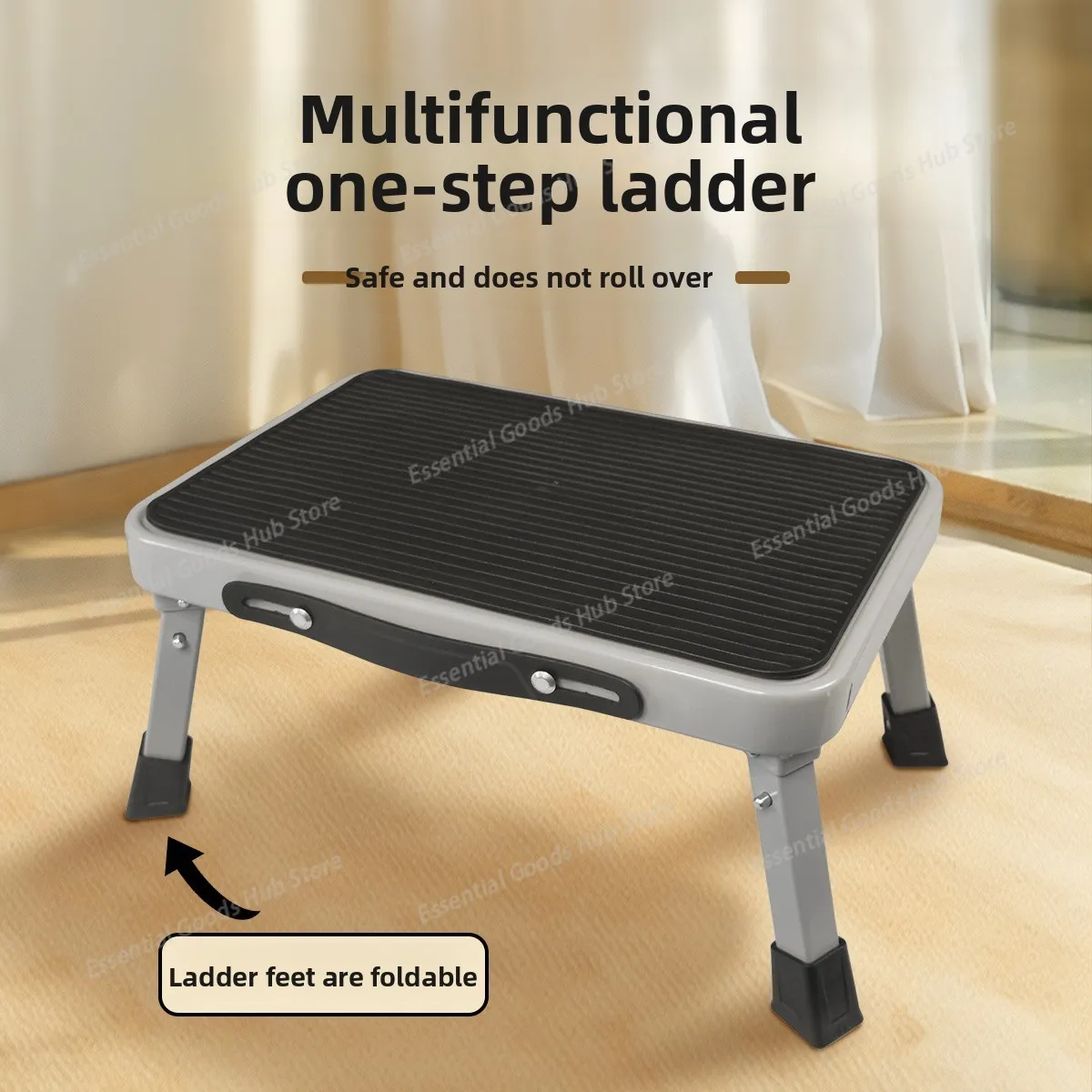 Thickened Folding Stool Non-slip Kitchen Household Micro Step Step Step Car Wash Fishing Steel Ladder Climbing Stool