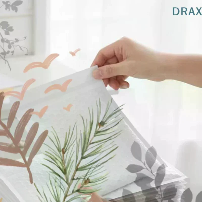 White Self-Sealing Bubble Envelopes Bag Waterproof Mailers Shipping: 10 Pcs Pouch Packaging Bags Storage Organizer