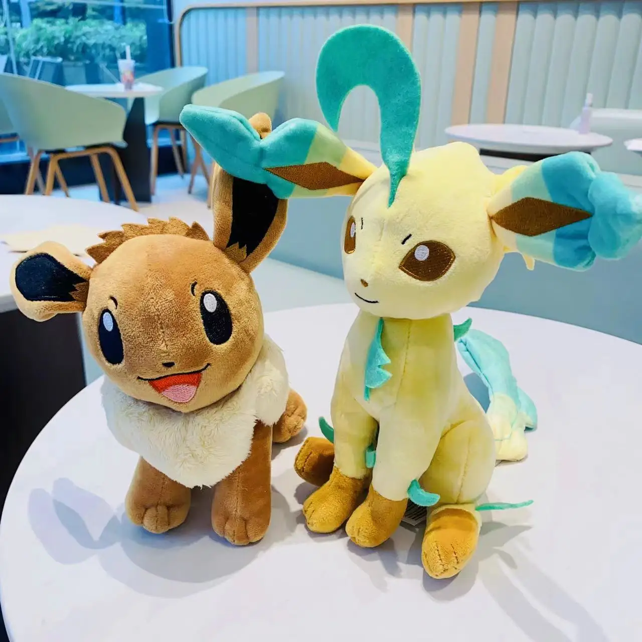 18-28cm Pokemon Plush Toy Leafeon Espeon Eevee Charmander Squirtle Torchic Piplup Anime Figure Peluche Toys