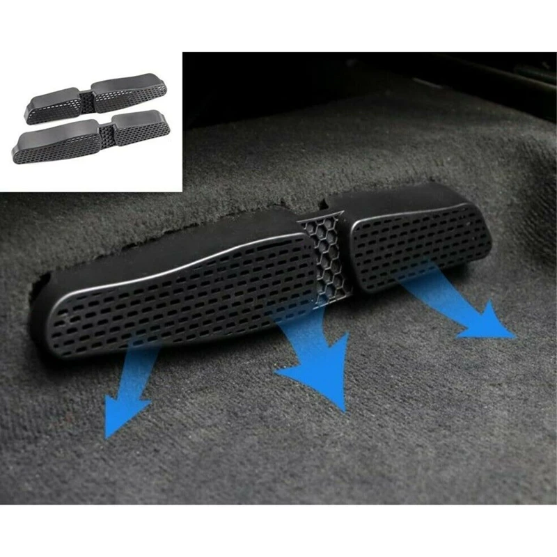 Car Rear Under Seat Air Vent Outlet Shell Air Conditioner Grille Cover For- A3 Q2 2014-2019