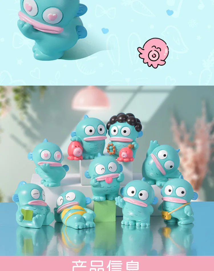 Hangyodon Niedliche Blind Box Meerjungfrau Großmaul-Fisch Anime-Figur Desktop-Dekoration Überraschungsgeschenk für Schüler Mystery Box Großhandel – Detail 3