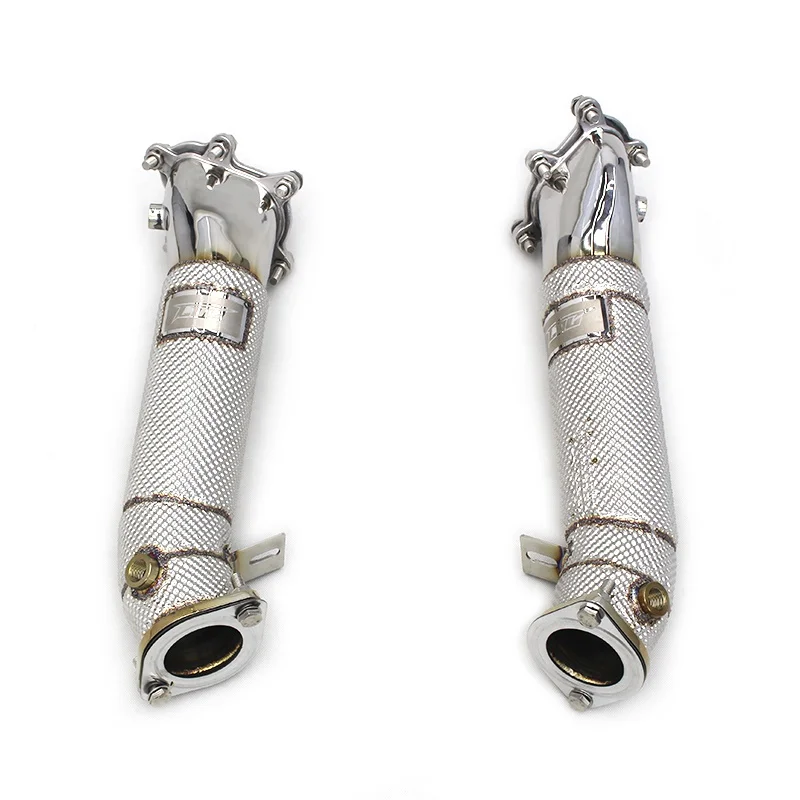 Head Section High flow Pipes Exhaust Pipes branch downpipe Exhaust Pipe with catalyst  For Nissan GTR/GT-R 3.8TT 