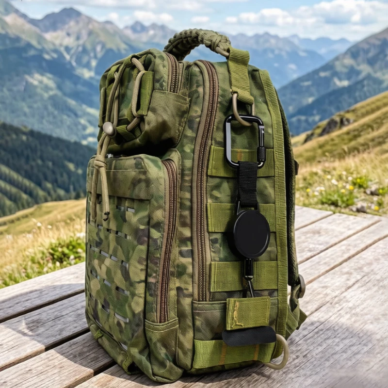 Diebstahlsicherer Handyhalter mit Verschluss und Seil zum Wandern, Radfahren und Klettern, um Stürze zu verhindern.