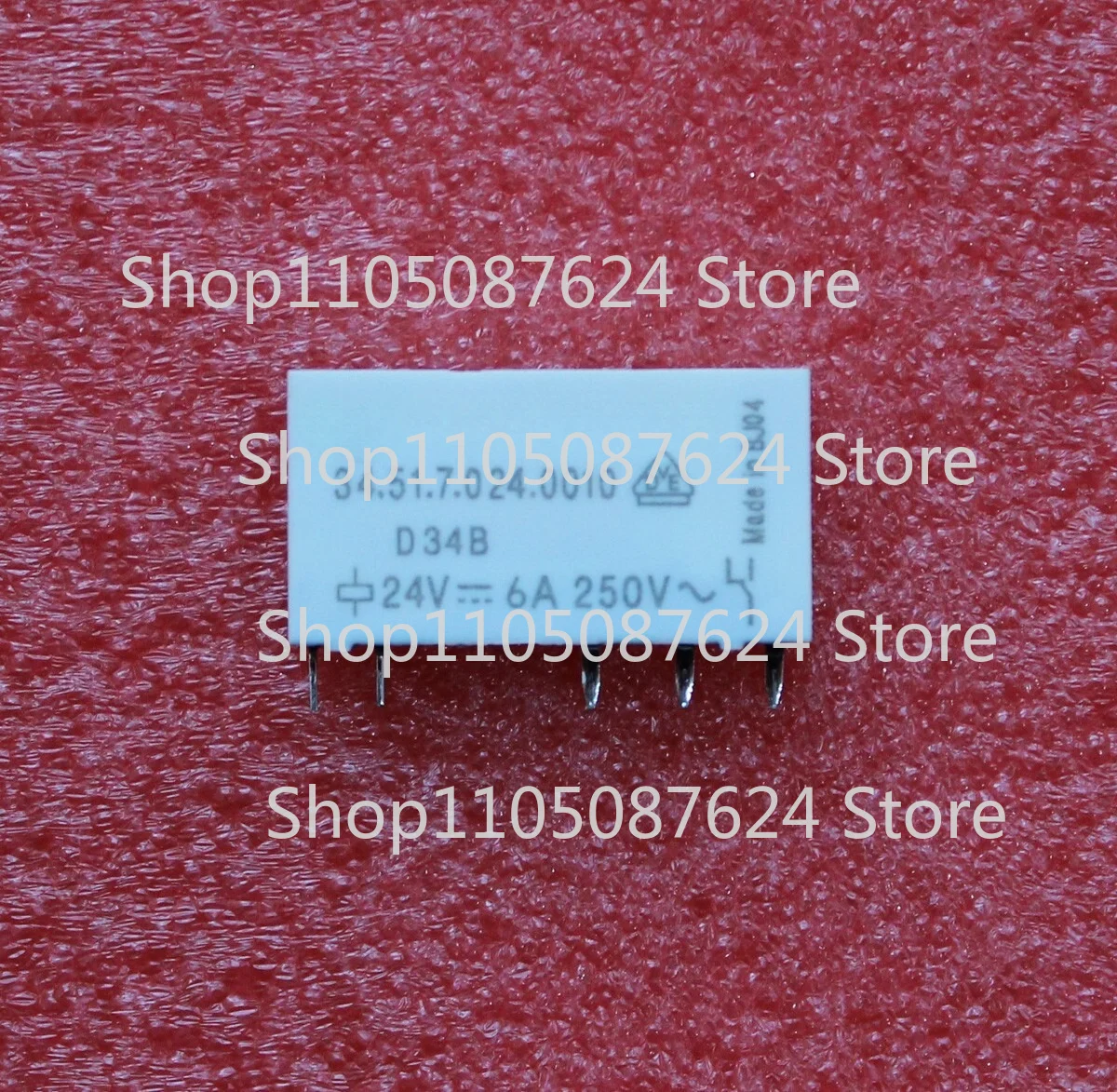 10pcs Power Relay For Finder 34.51.7.024.0010 24VDC 6A 34.51.24VDC 5Pins SPDT