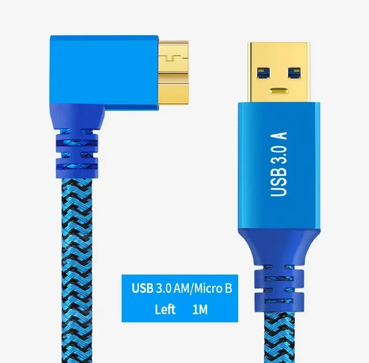 Micro USB 3.0 Cable Type A to Micro B Cable For External Hard Drive Disk HDD Samsung S5 Note3 USB HDD Data Cable