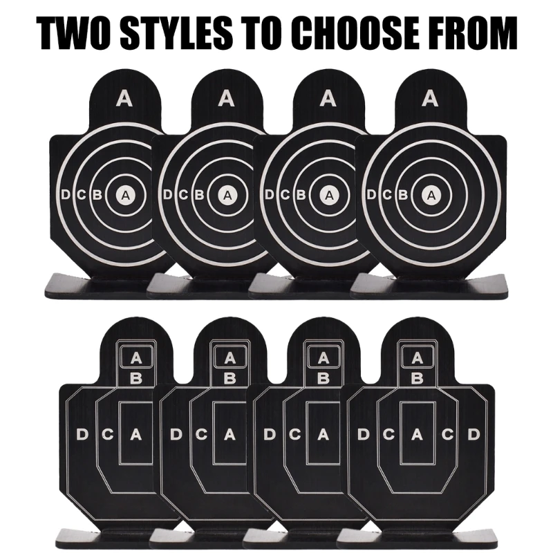 4Pcs Ranges Game Targets Indoor Aluminum Alloy Training Targets