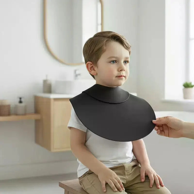Stylish Silicone Hairdresser Shawl and Neck Collar for Waterproof Dye Applications - view 3