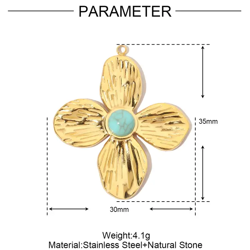 3pcs/Lot Stainless Steel Zircon Bear Paw DIY Bracelet Charm Heart Key Star Moon Necklace Pendant Woman Bowknot Jewelry Wholesale - Image 7