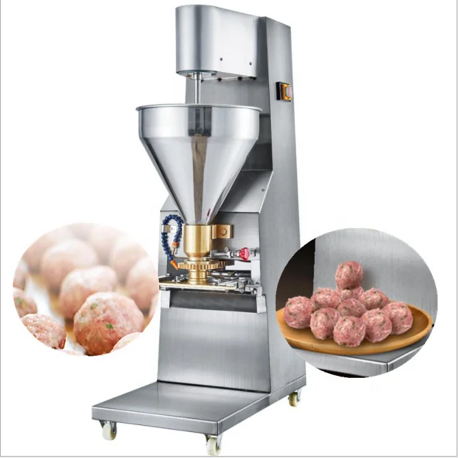 High Quality Chicken Fish Beef Automatic Commercial Meatball Forming Machine Motor 280pcs/minute Capacity High Speed Low Energy