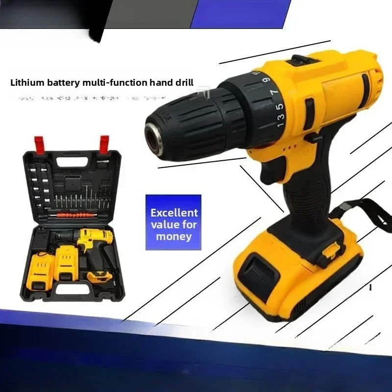 

Durable Electric Drill Chuck Multifunctional Industrial Grade Lithium Battery Pistol Punching Hand Drill