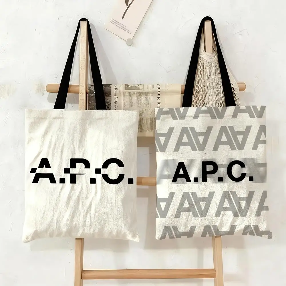 Mode Marke A-A P C Lagerung Taschen Große Kapazität Leinwand Tasche Für Studentinnen Zu Halten Bücher Tote Mama Tasche