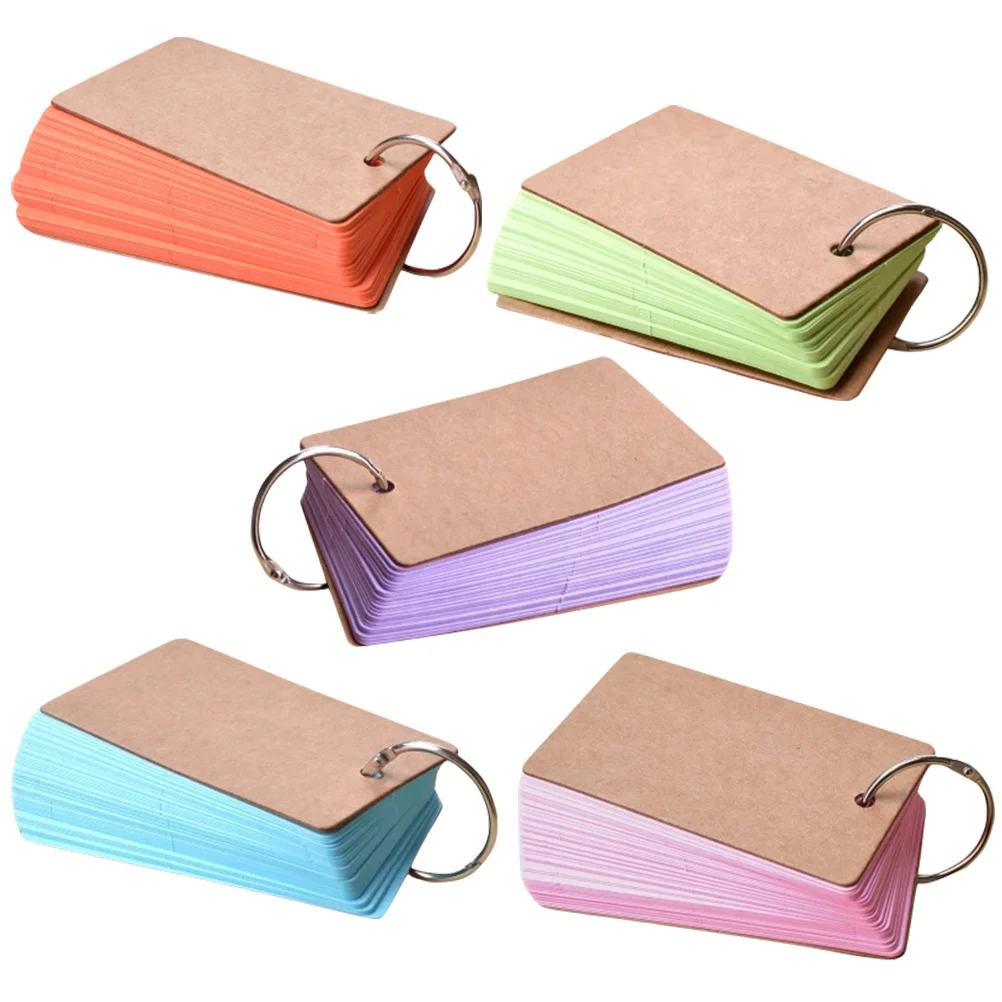 

Colored Note Cards Blank Flashcards Memo Pads Small Size Light Weight Writing Vocabulary Daily Planning Studying Student